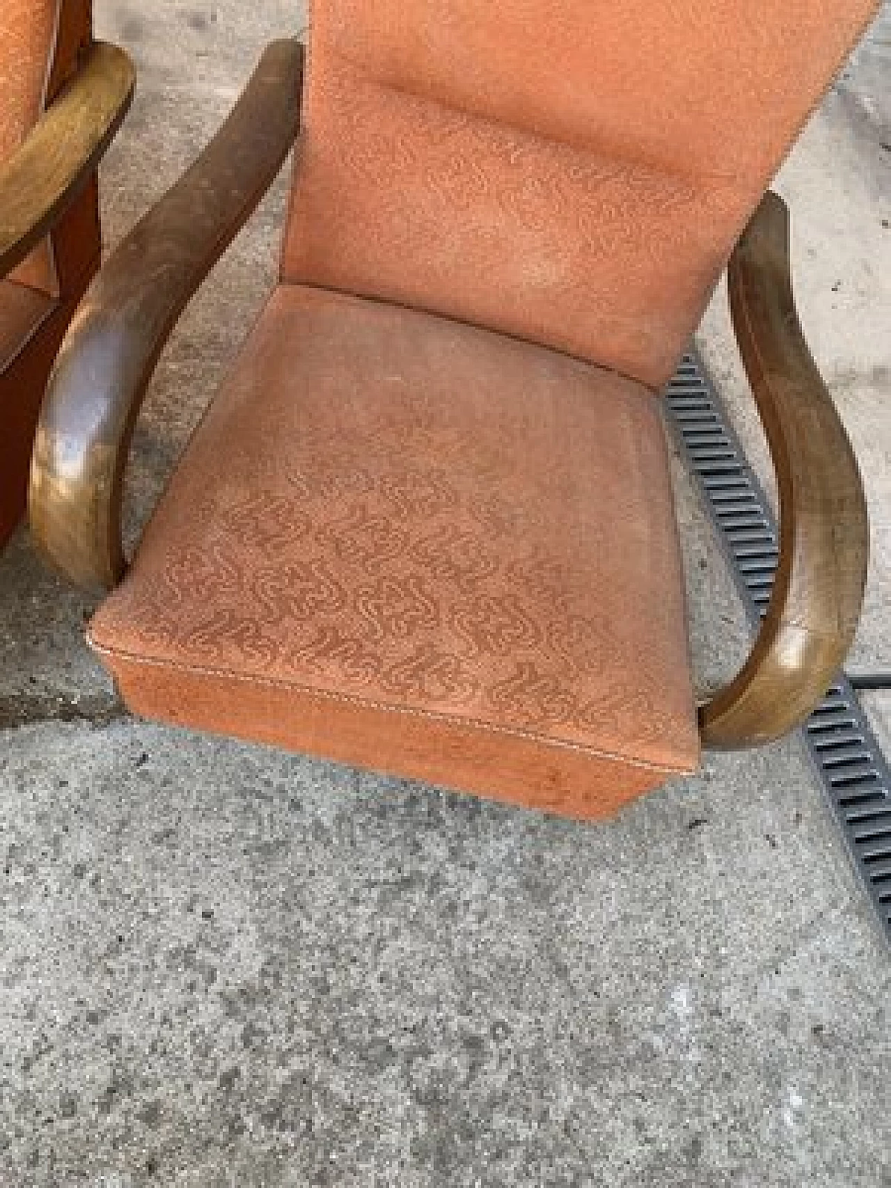 4 Bentwood armchairs and upholstery, 1930s 7