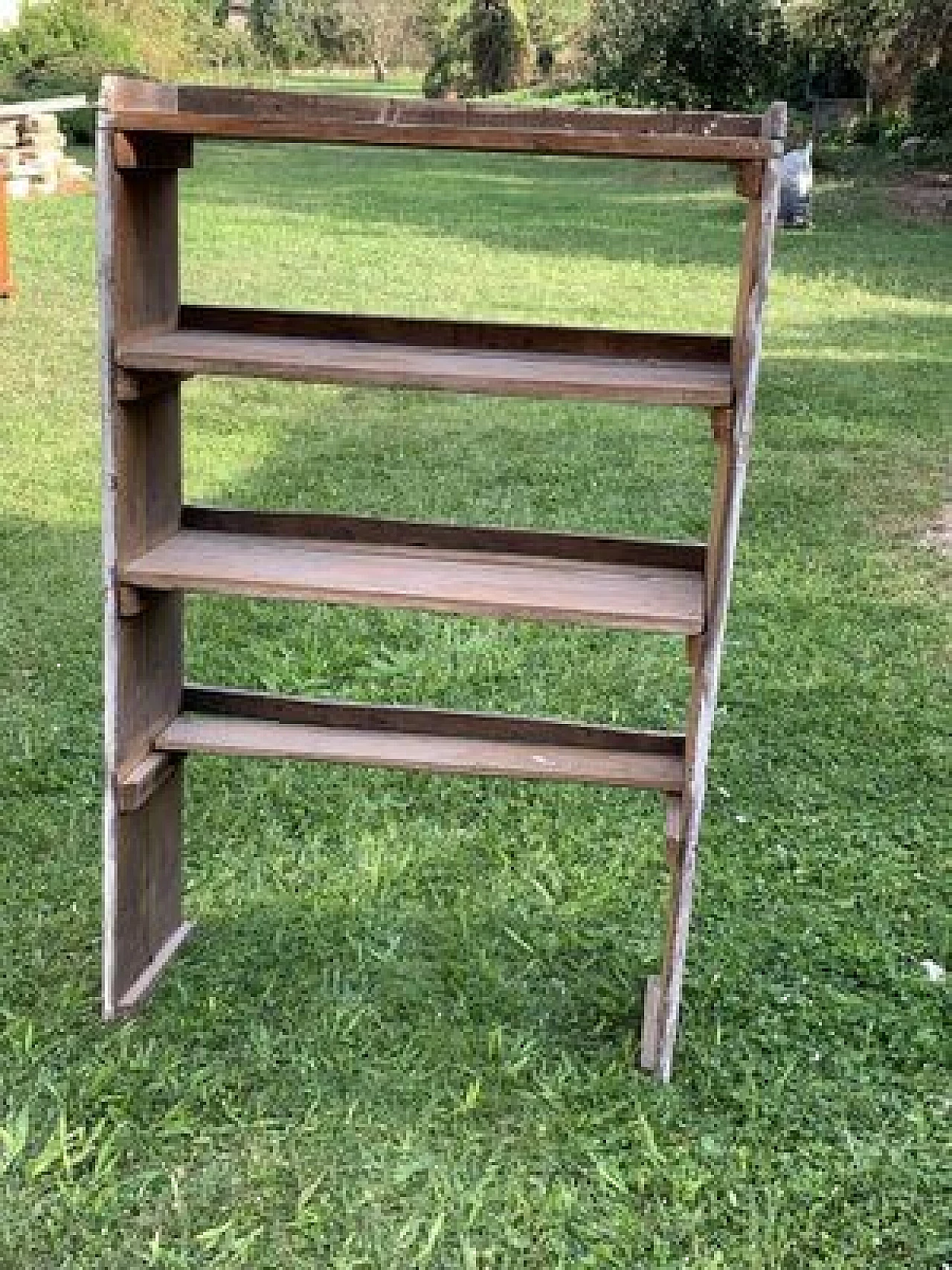 Hungarian wooden shelf, 1920s 4