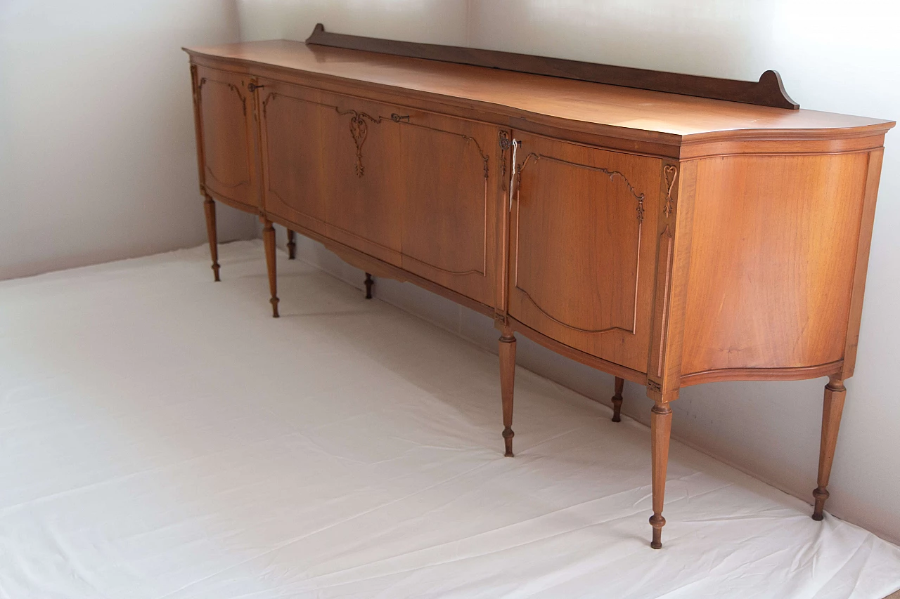 Credenza stile inglese in noce nazionale 5