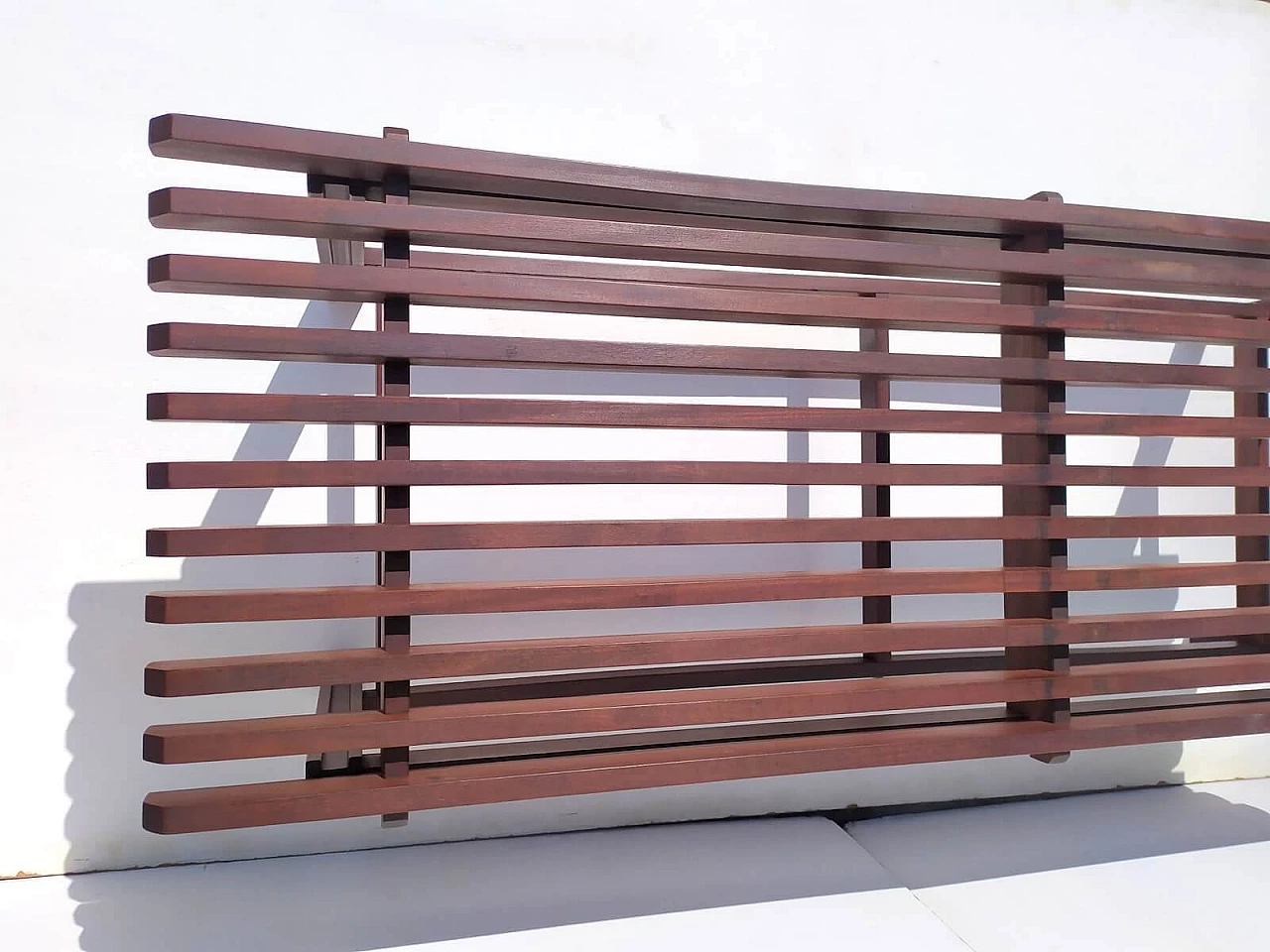 Teak bench attributed to Ico & Luisa Parisi for Mim, 1958 9