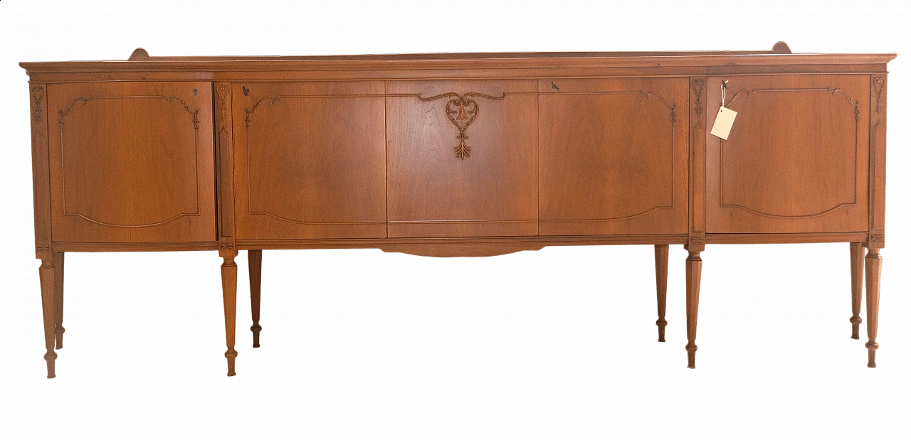 Credenza stile inglese in noce nazionale 8