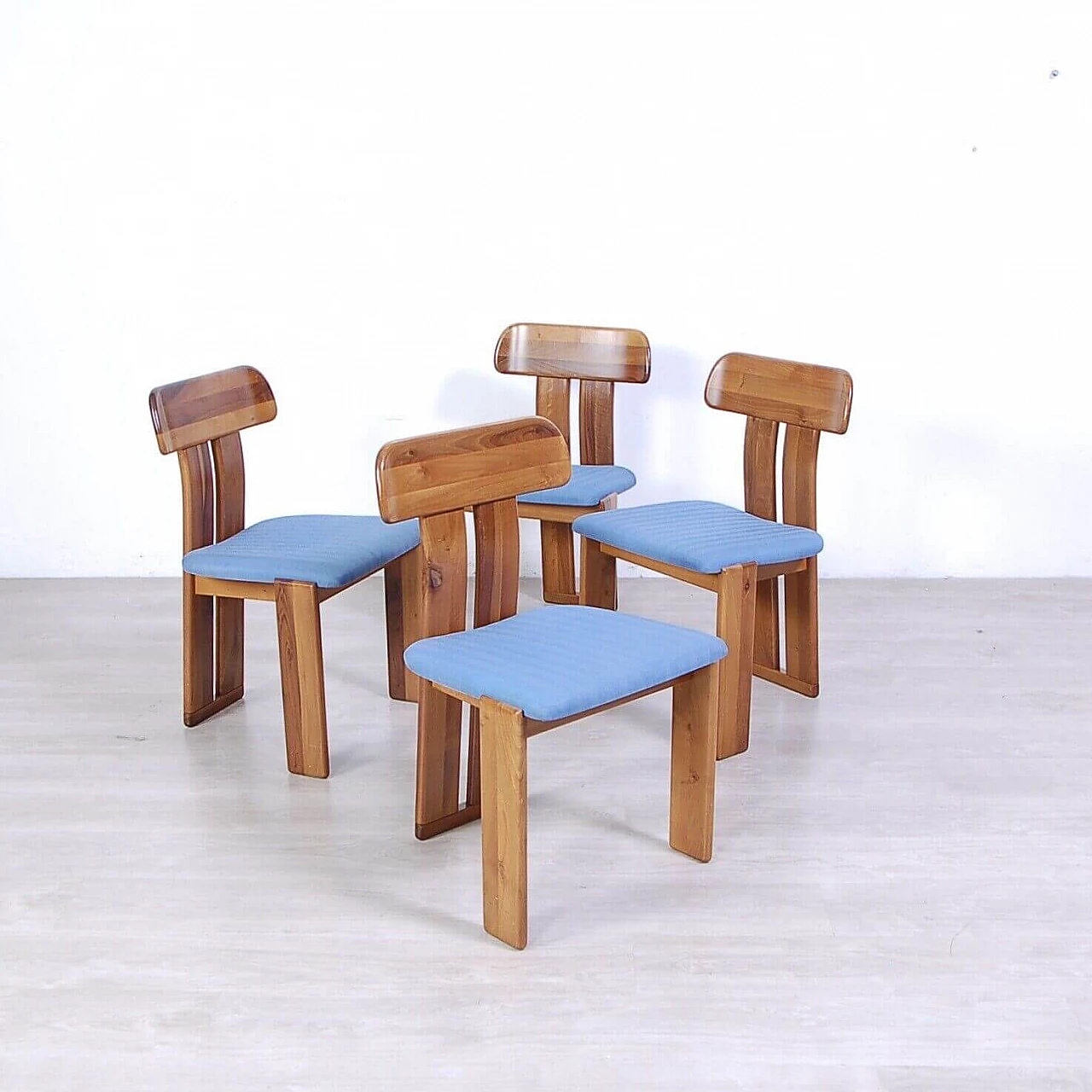 4 Marengo chairs by Tarcisio Colzani for Mobilgirgi, 1970s 2