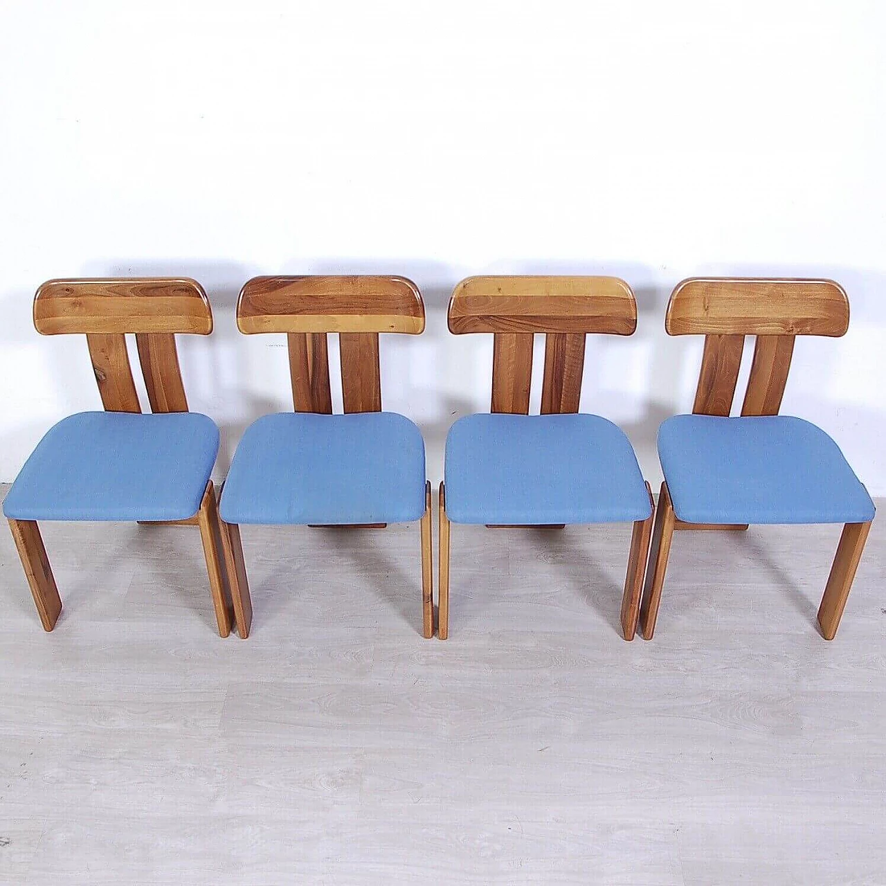 4 Marengo chairs by Tarcisio Colzani for Mobilgirgi, 1970s 3