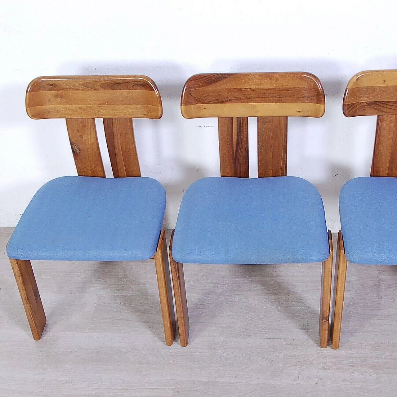 4 Marengo chairs by Tarcisio Colzani for Mobilgirgi, 1970s 5