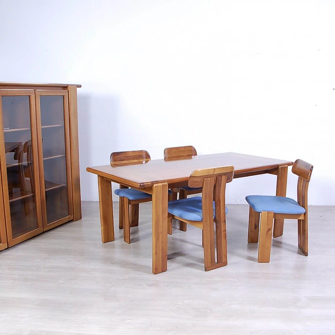 4 Marengo chairs by Tarcisio Colzani for Mobilgirgi, 1970s 12