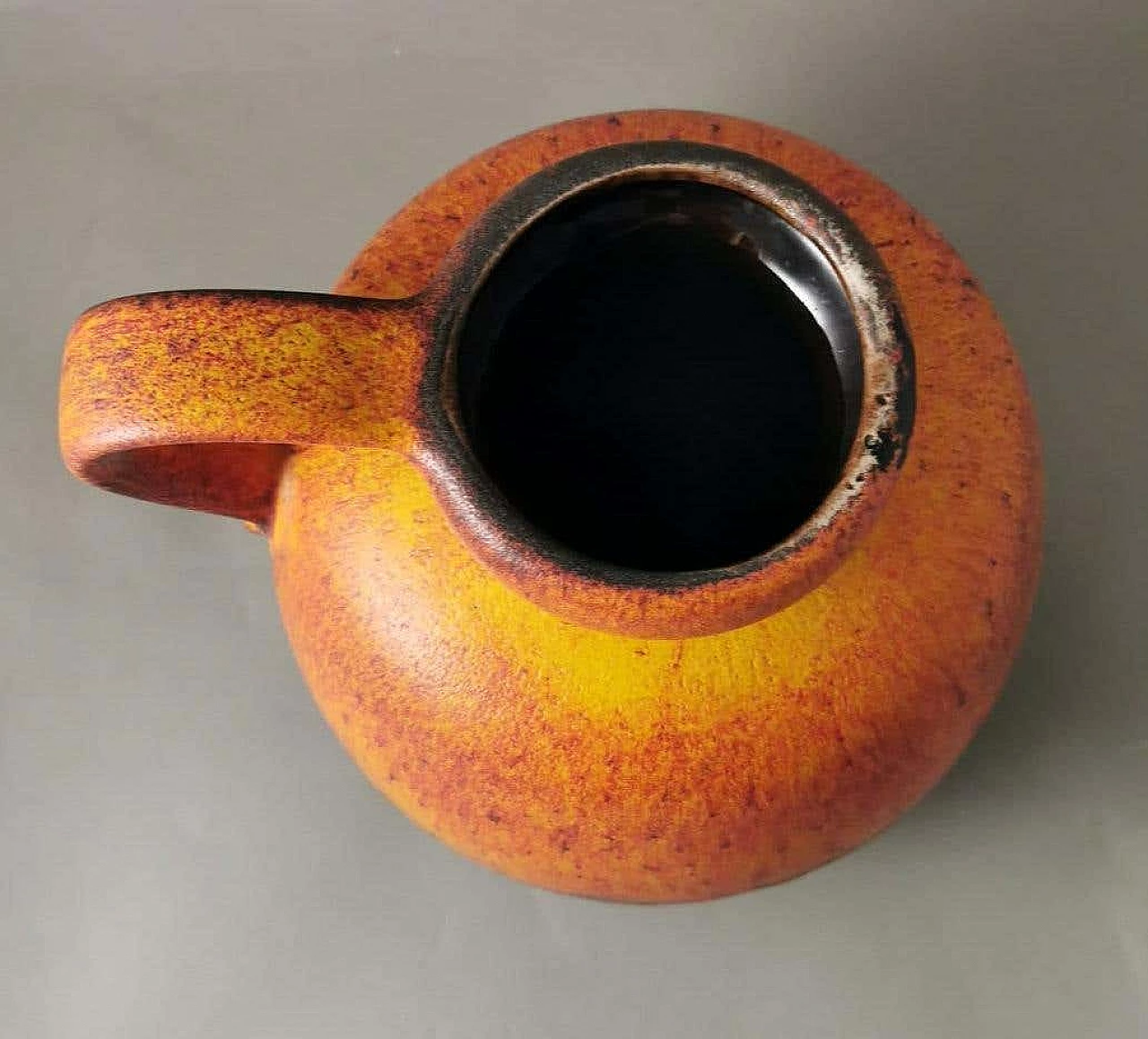 Ceramic lava jug with handle, 1960s 5