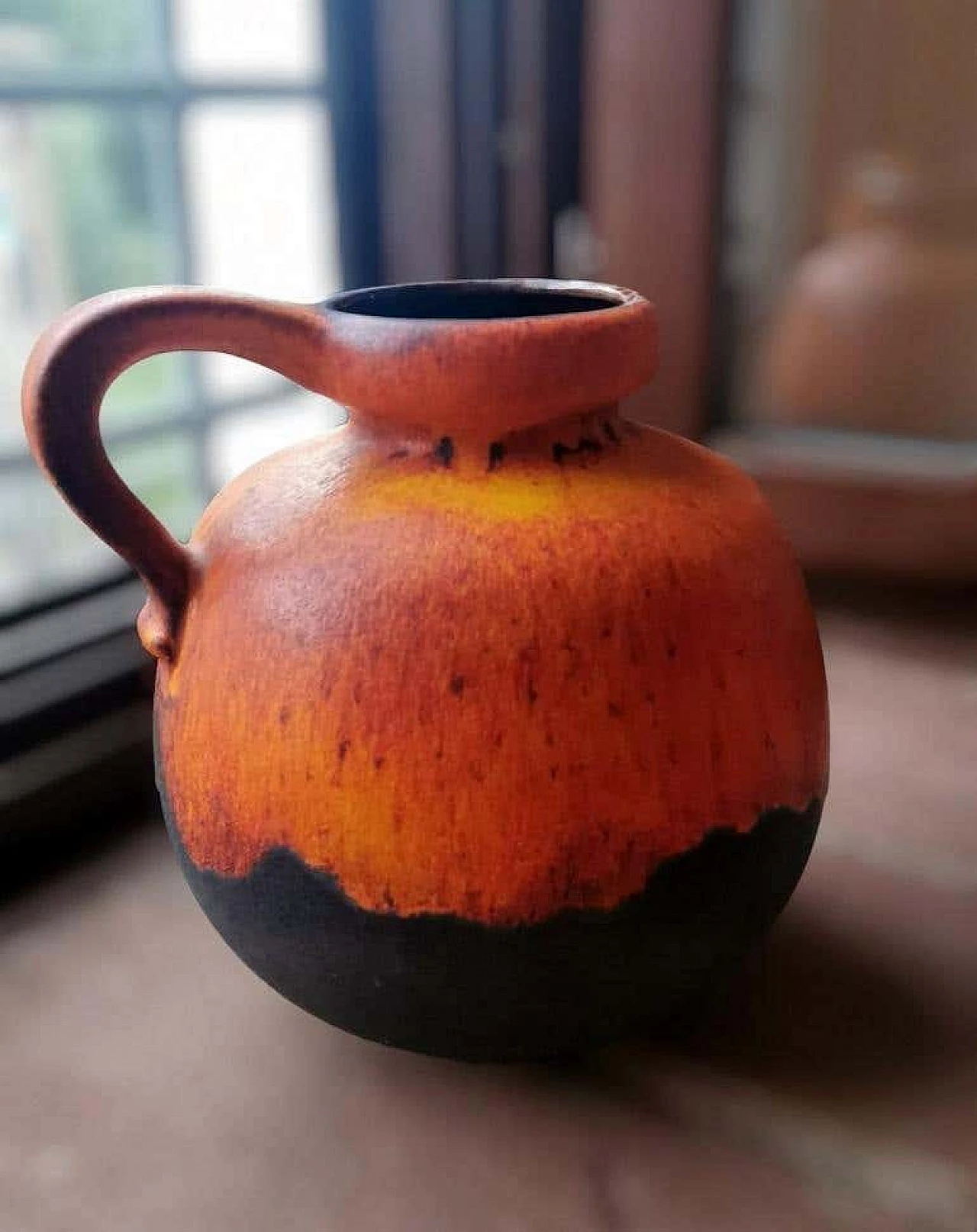 Ceramic lava jug with handle, 1960s 11