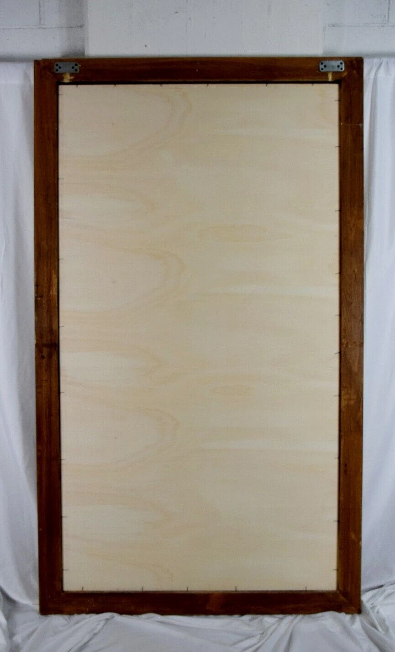 Specchio francese stile Neoclassico in legno dorato e gesso 7