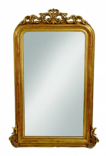 Louis Philippe mirror with gilt wood frame, 19th century