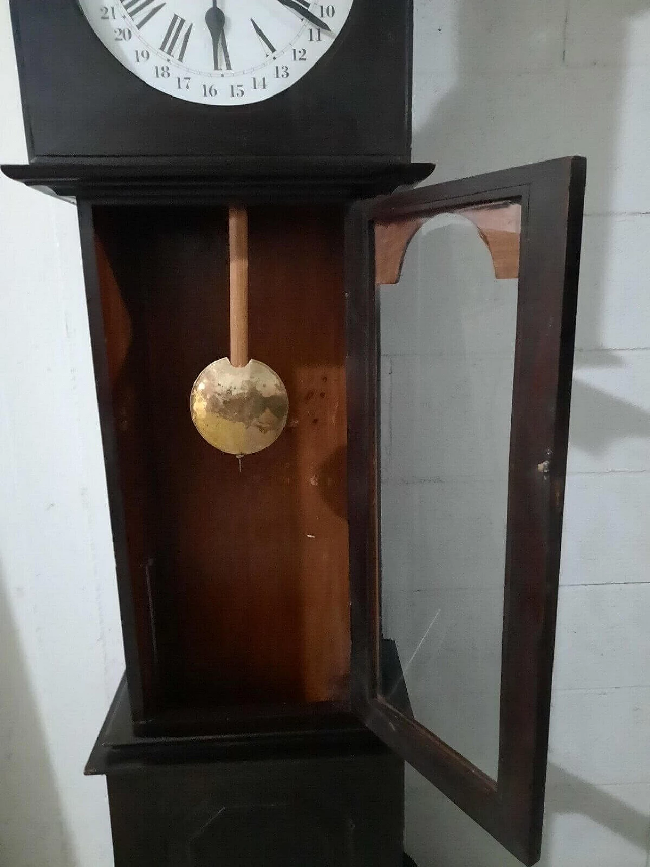 Wood Ansonia pendulum clock with calendar 2