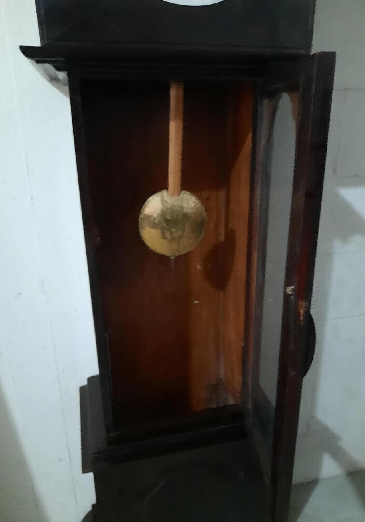 Wood Ansonia pendulum clock with calendar 3