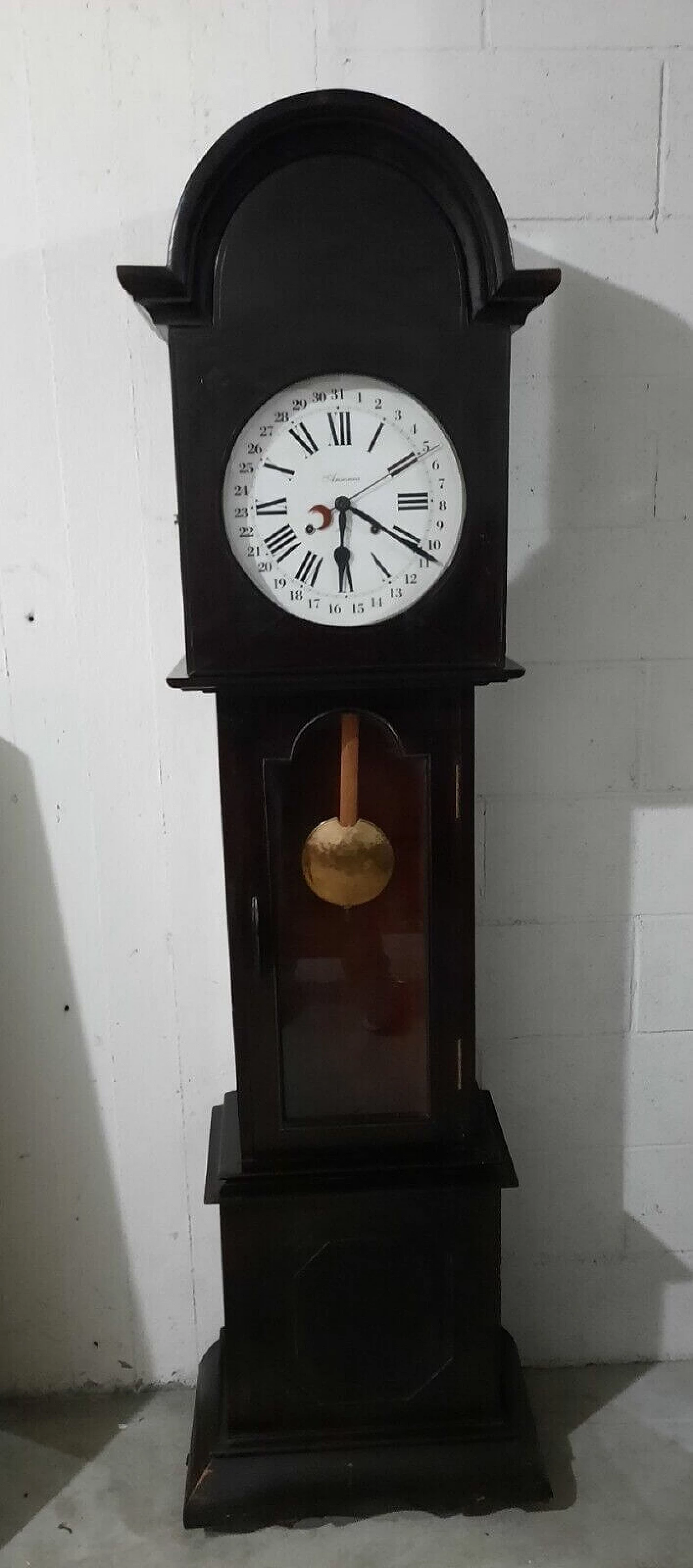 Wood Ansonia pendulum clock with calendar 14