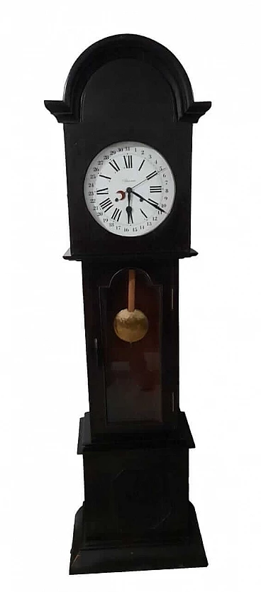 Wood Ansonia pendulum clock with calendar