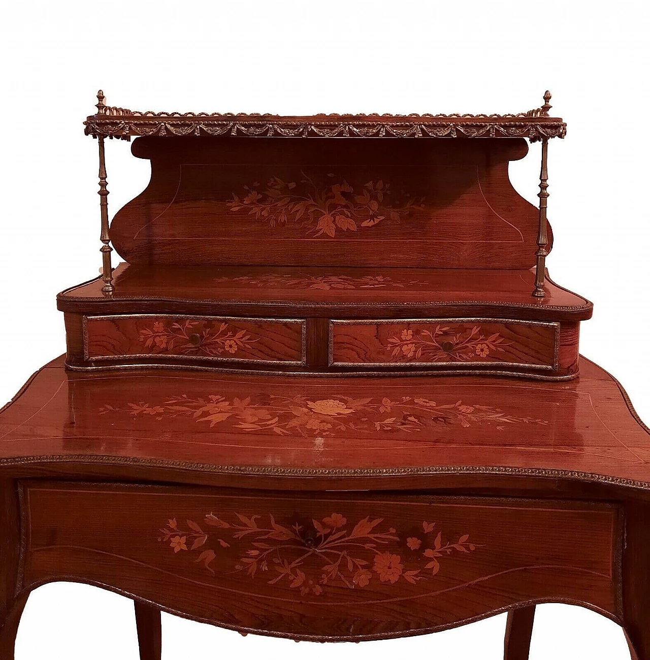 Napoleon III rosewood Bonheur du Jour writing desk, second half of the 19th century 3