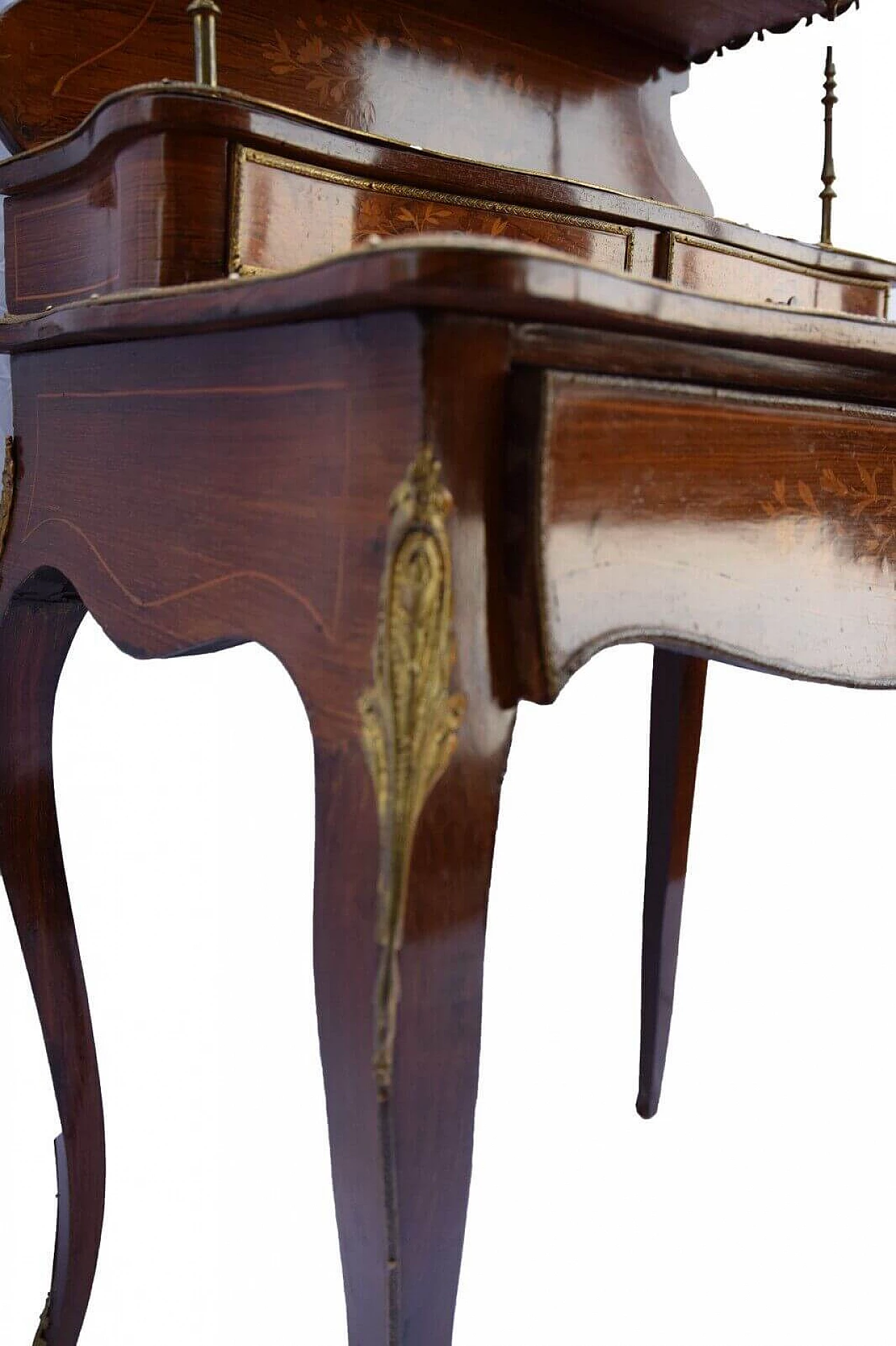 Napoleon III rosewood Bonheur du Jour writing desk, second half of the 19th century 14