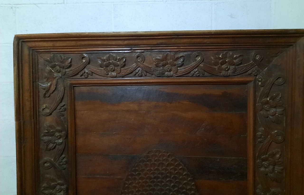 Plum wood panel with decoration, first half of the 18th century 8