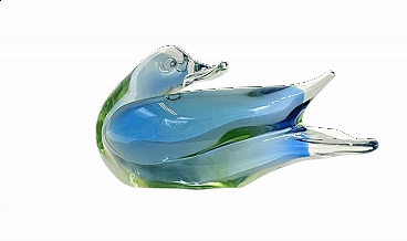 Murano glass statuette of a duck by V. Nason, 1960s