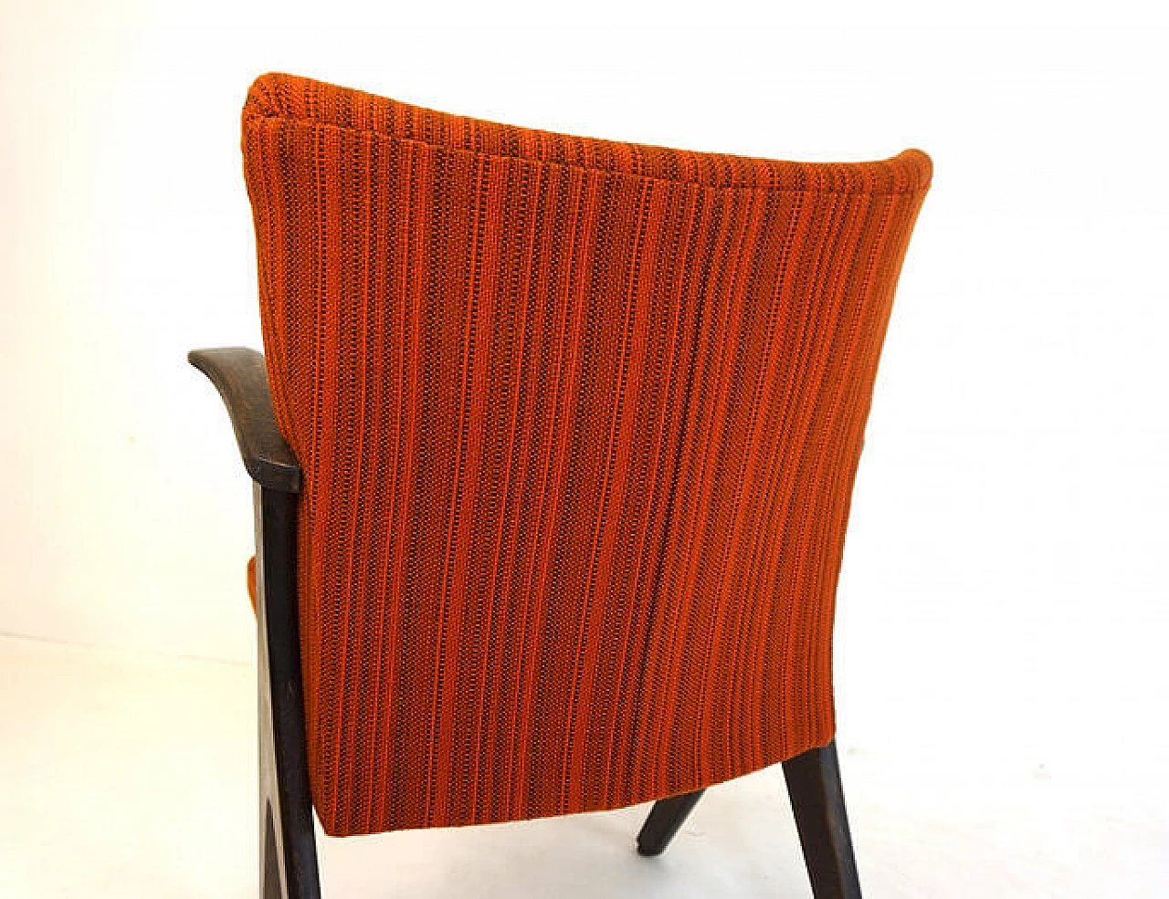 Penguin chair in beech and red cotton by Carl Sasse for Casala, 1950s 2