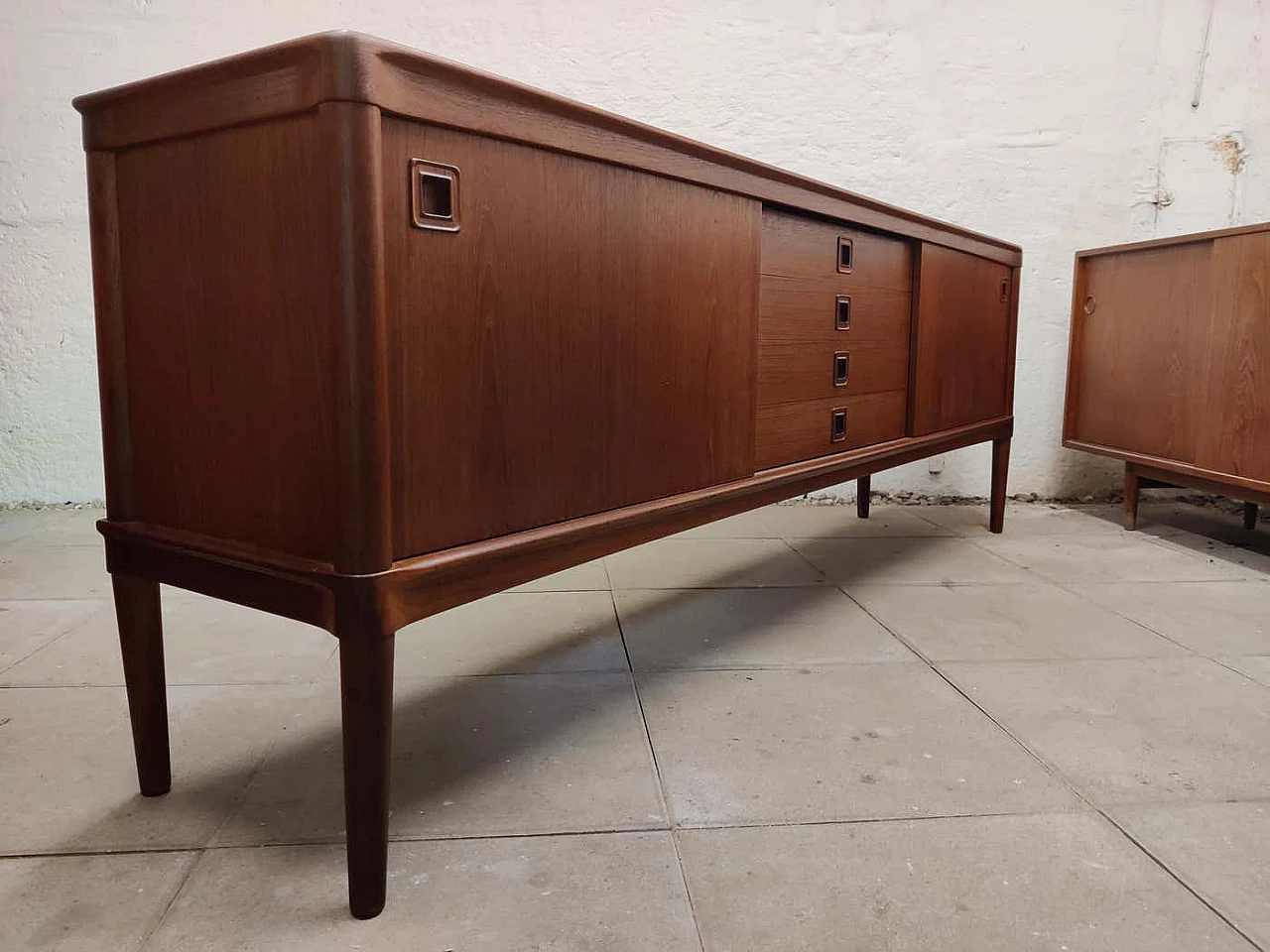 Danish teak sideboard by Bramin, 1960s 15