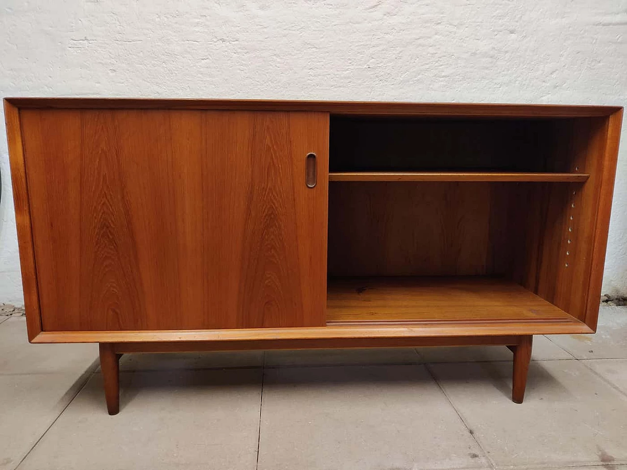 Danish OS11 teak sideboard by Arne Vodder for Sibast Furniture, 1950s 5