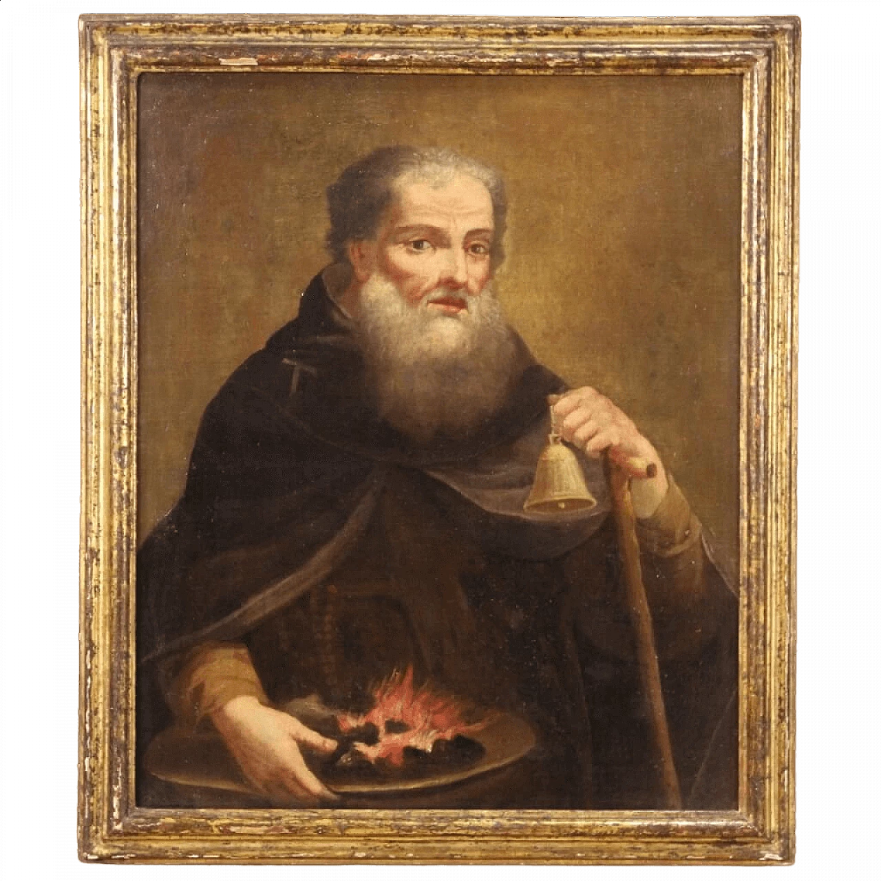 Saint Anthony Abbot, oil painting on canvas, 18th century 13