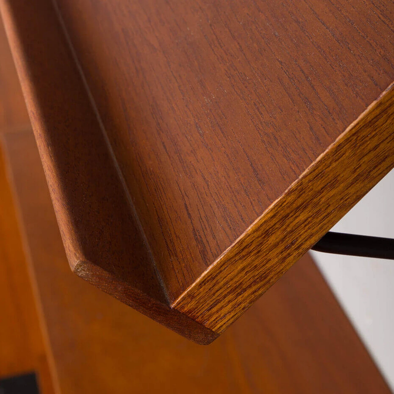 Danish three-bay teak bookcase in the style of Poul Cadovius, 1960s 13