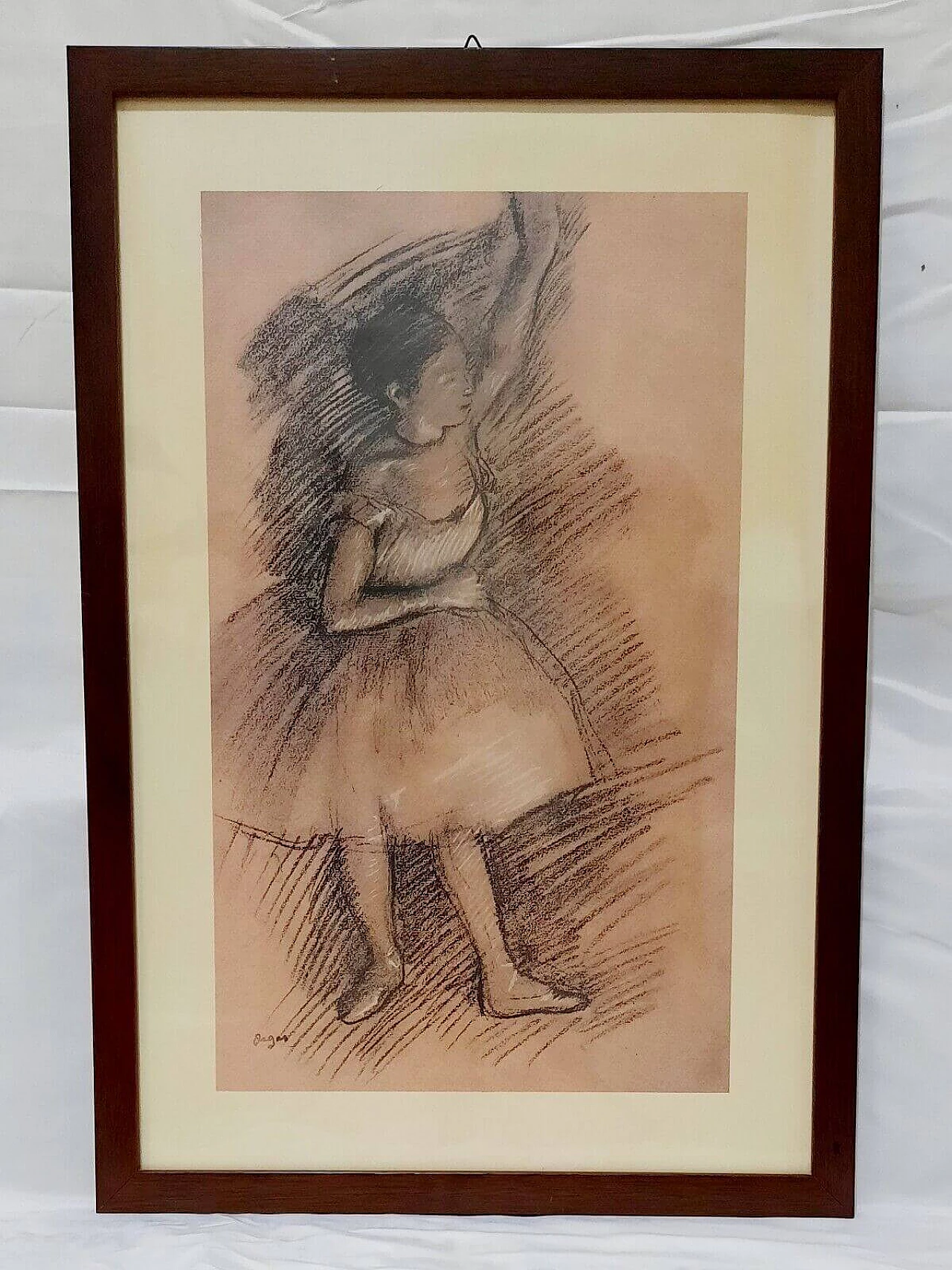 Edgar Degas, Dancer, printed lithograph 1