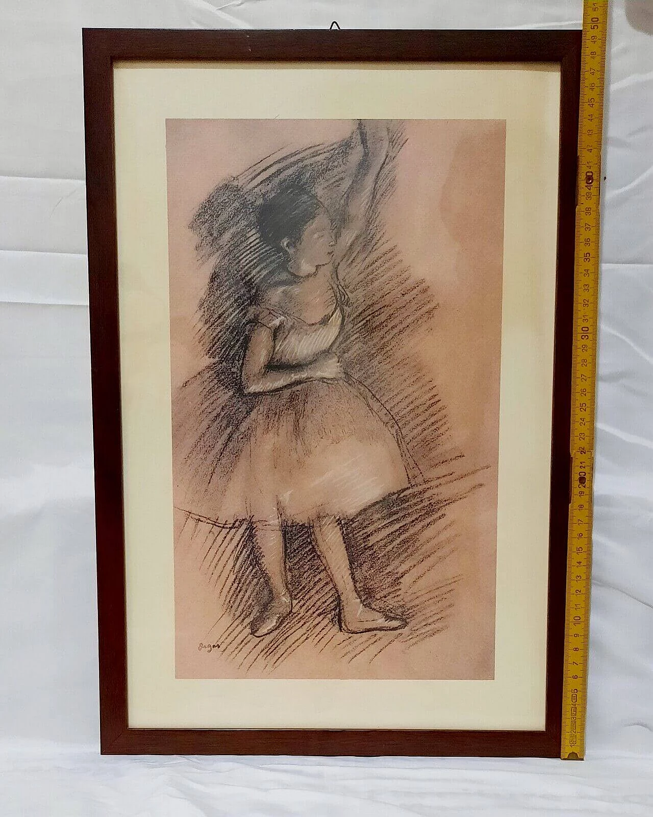 Edgar Degas, Ballerina, litografia stampata 3