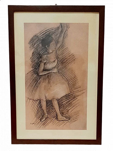 Edgar Degas, Ballerina, litografia stampata