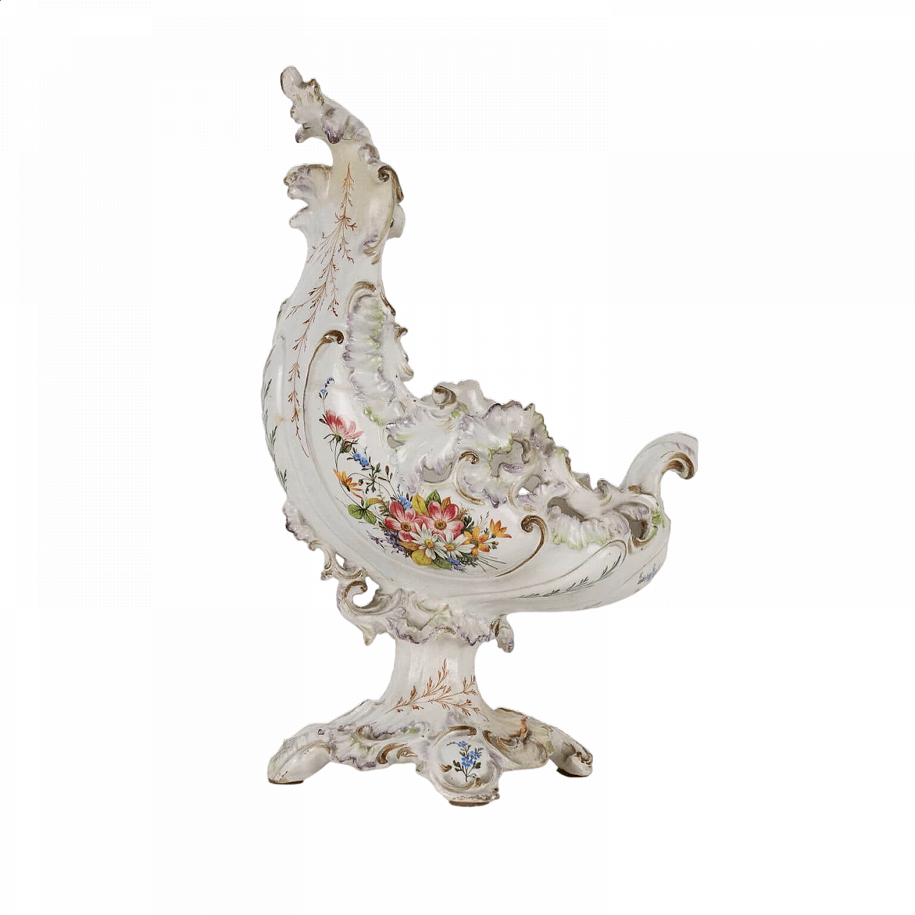 Majolica centrepiece by Antonibon Nove, first half of the 19th century 10