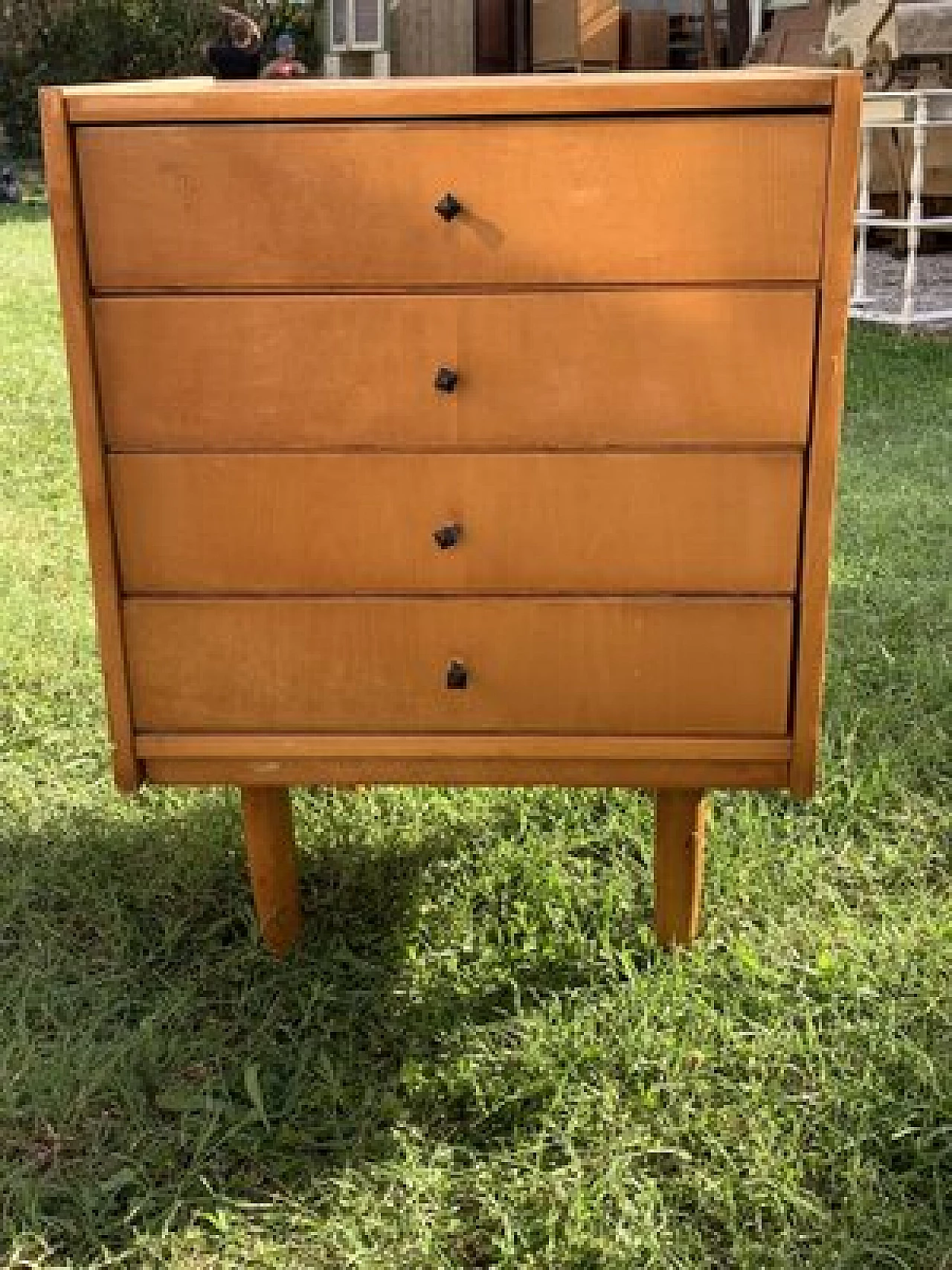 Hungarian teak chest of drawers, 1960s 3