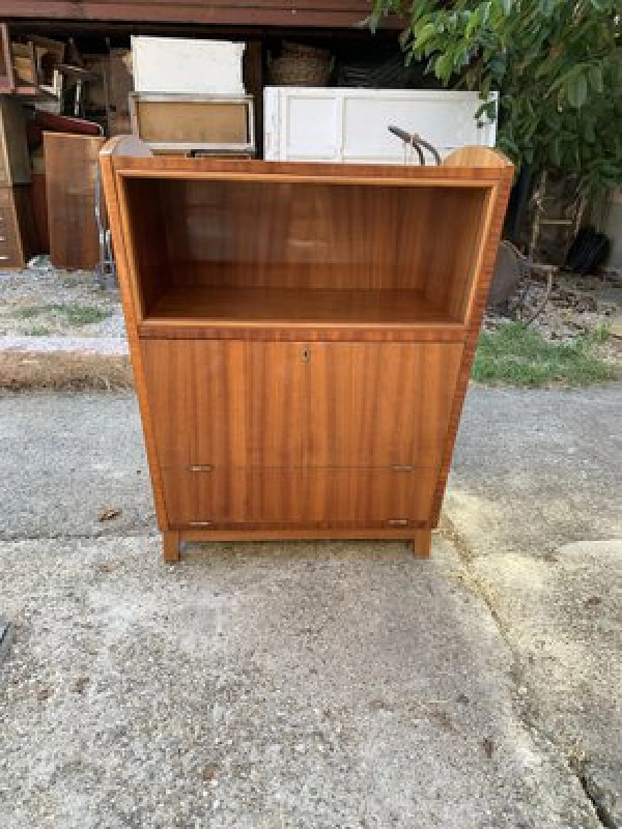 Hungarian wood bar cabinet, 1960s 1