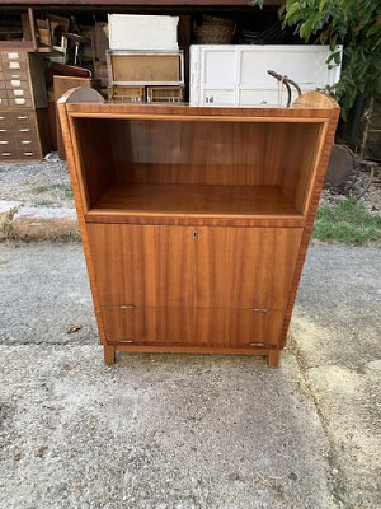 Hungarian wood bar cabinet, 1960s 3