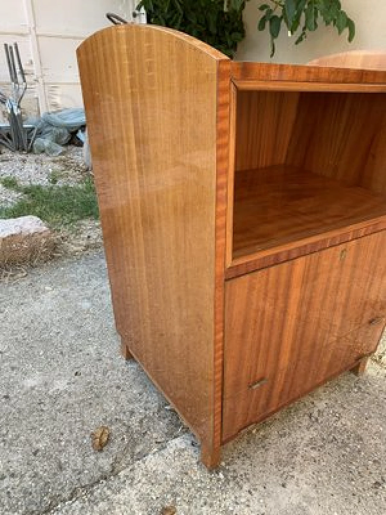 Hungarian wood bar cabinet, 1960s 5