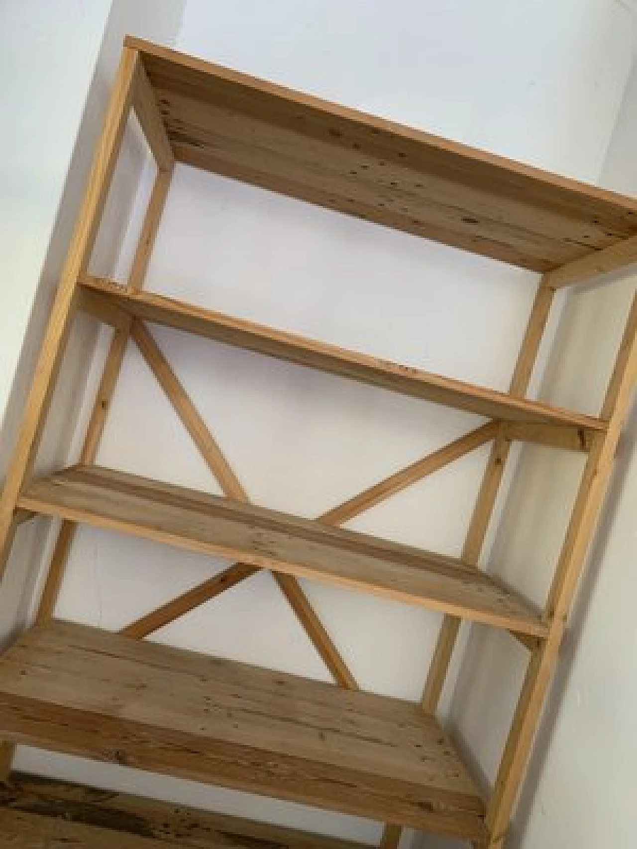 Hungarian pine bookcase, 1980s 3