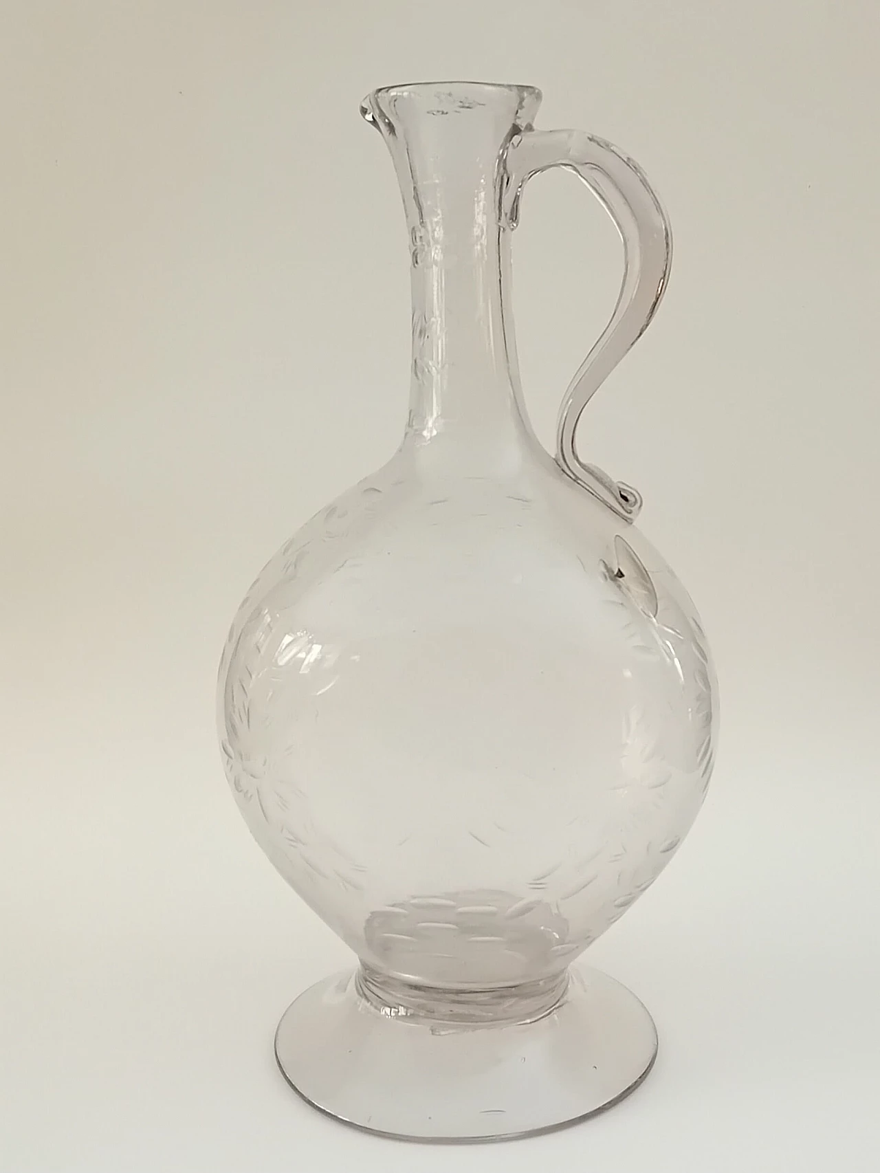 Bohemia crystal water jug, 18th century 2