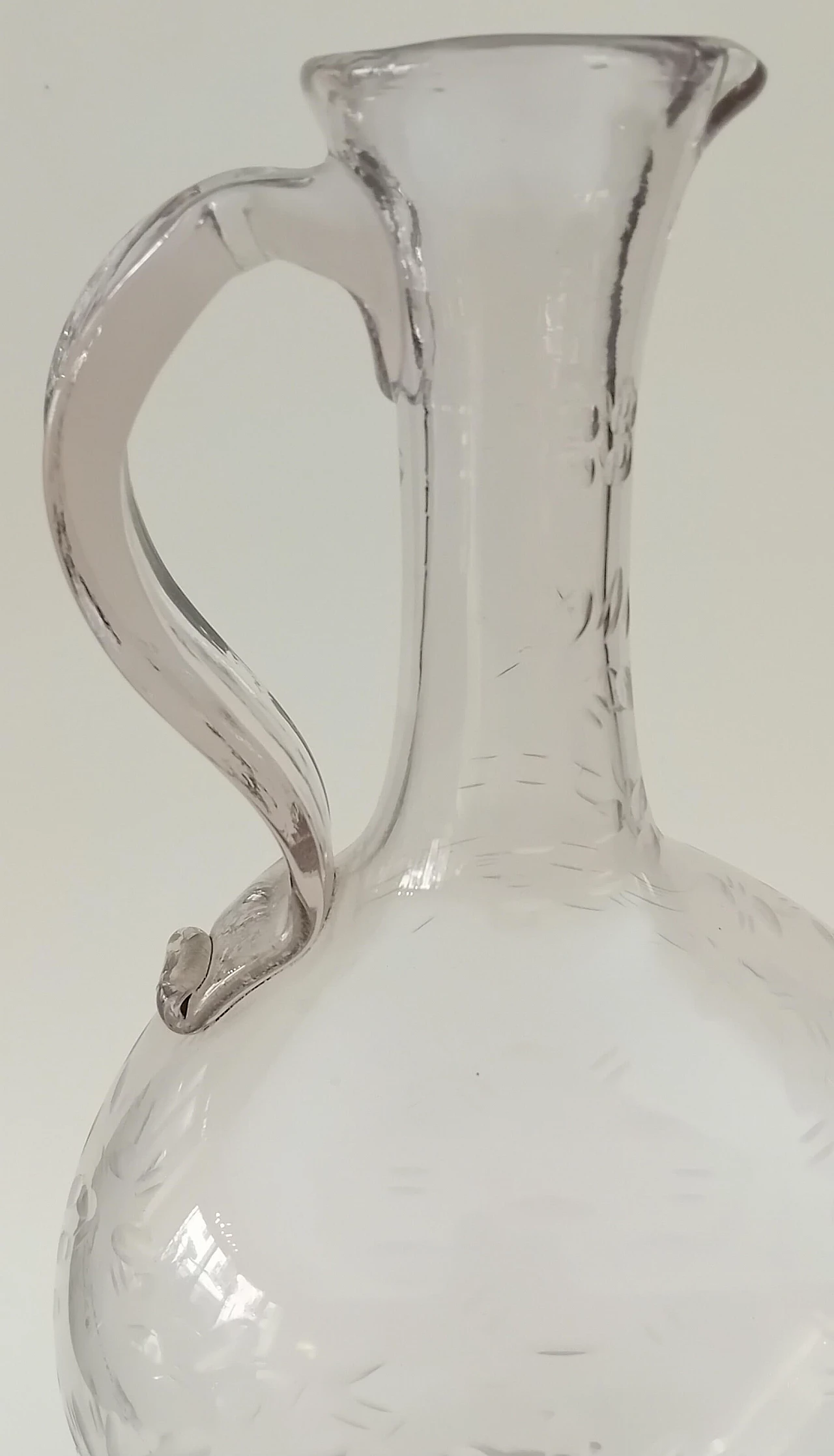 Bohemia crystal water jug, 18th century 3