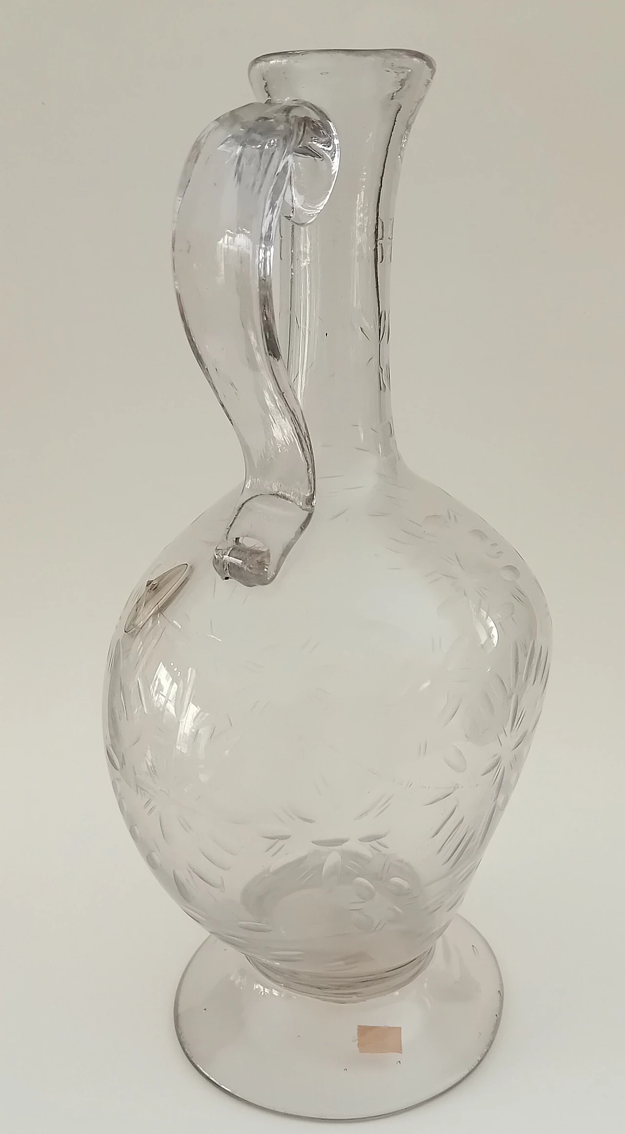 Bohemia crystal water jug, 18th century 4