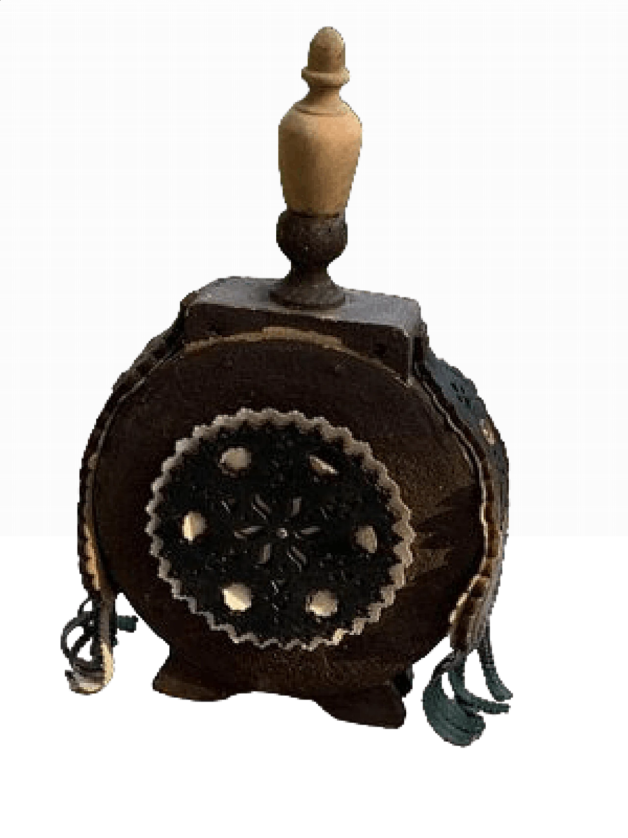 Hungarian wood and leather flask 8