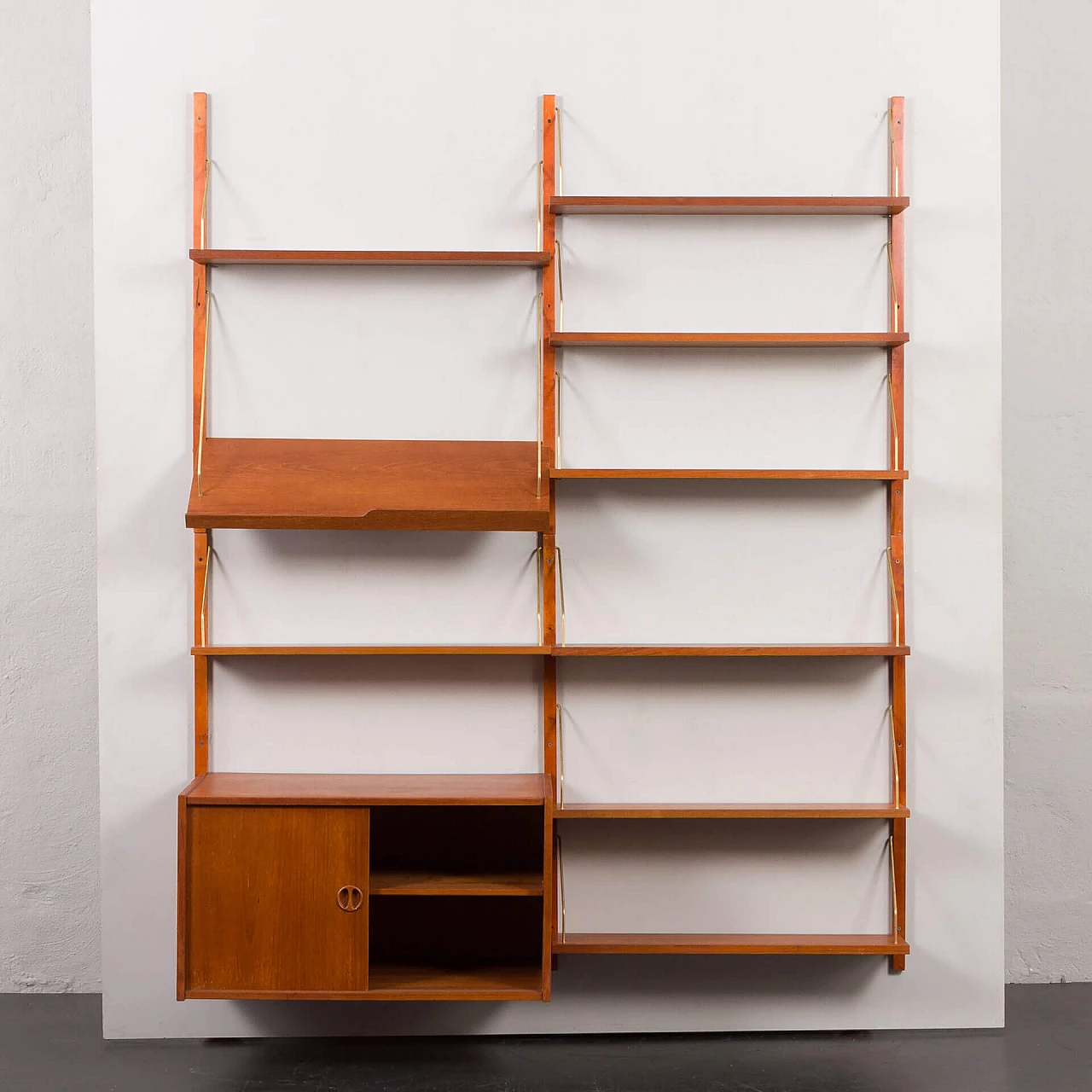 Danish teak bookcase in the style of Cadovius and Sorensen, 1960s 6