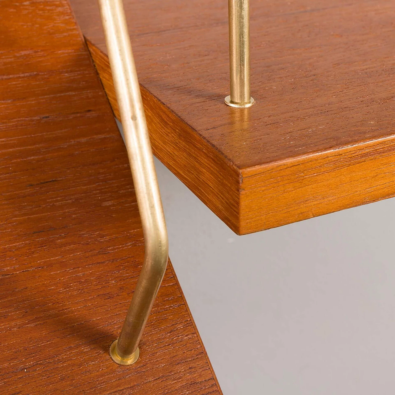 Danish teak bookcase in the style of Cadovius and Sorensen, 1960s 13