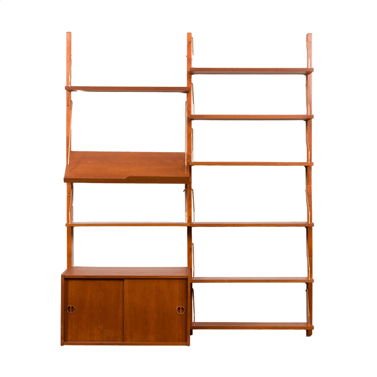 Danish teak bookcase in the style of Cadovius and Sorensen, 1960s 20