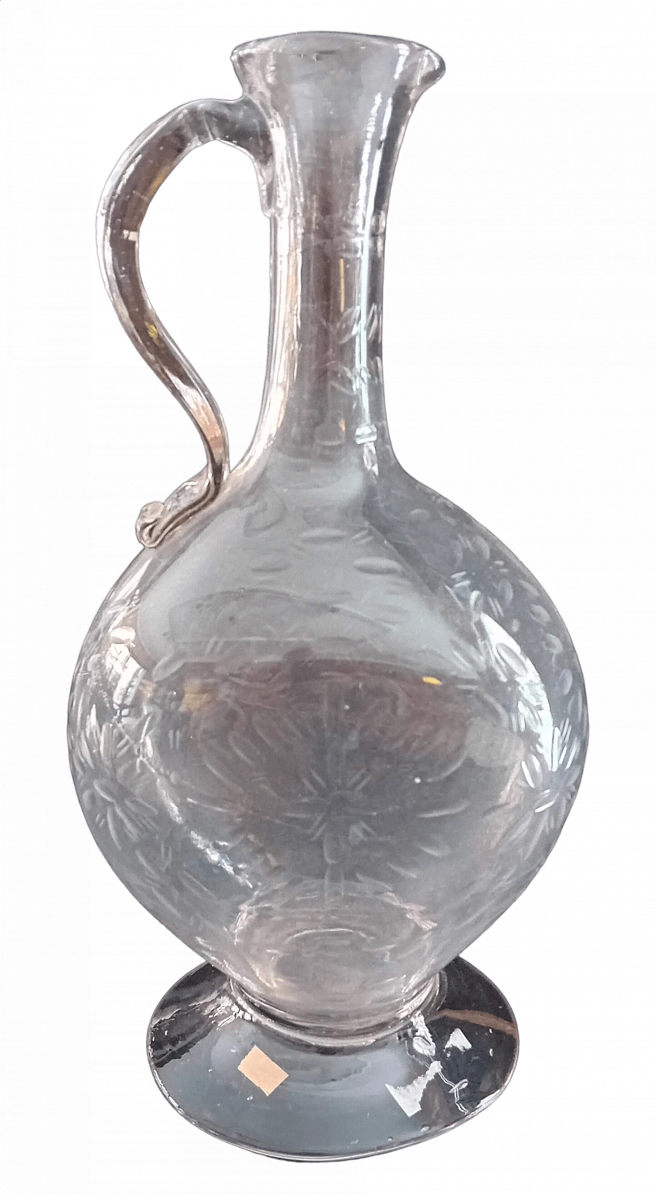 Bohemia crystal water jug, 18th century 7