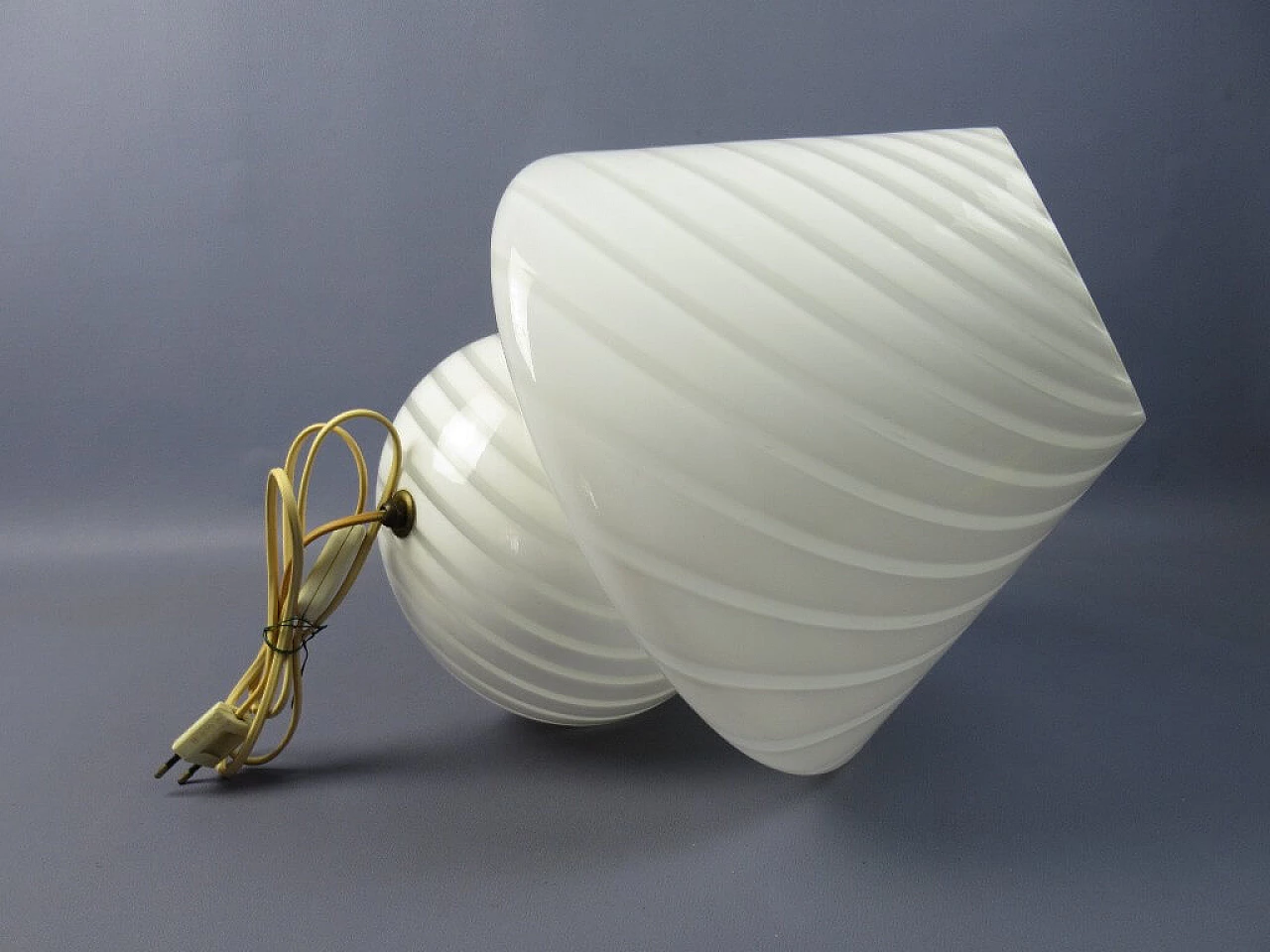 Murano glass mushroom lamp by Venini, 1970s 4