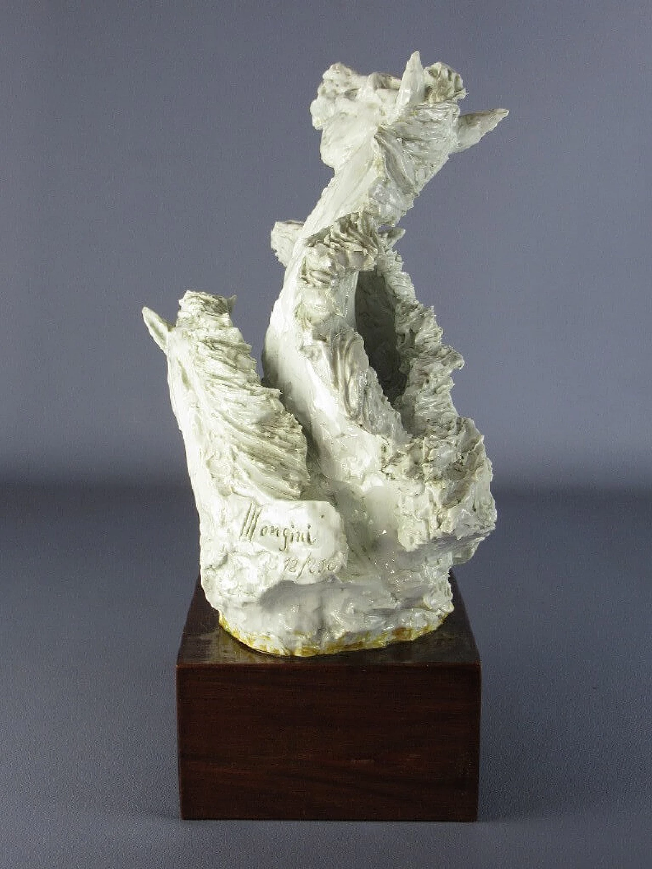 Costanzo Mongini, The Approach, porcelain sculpture 6