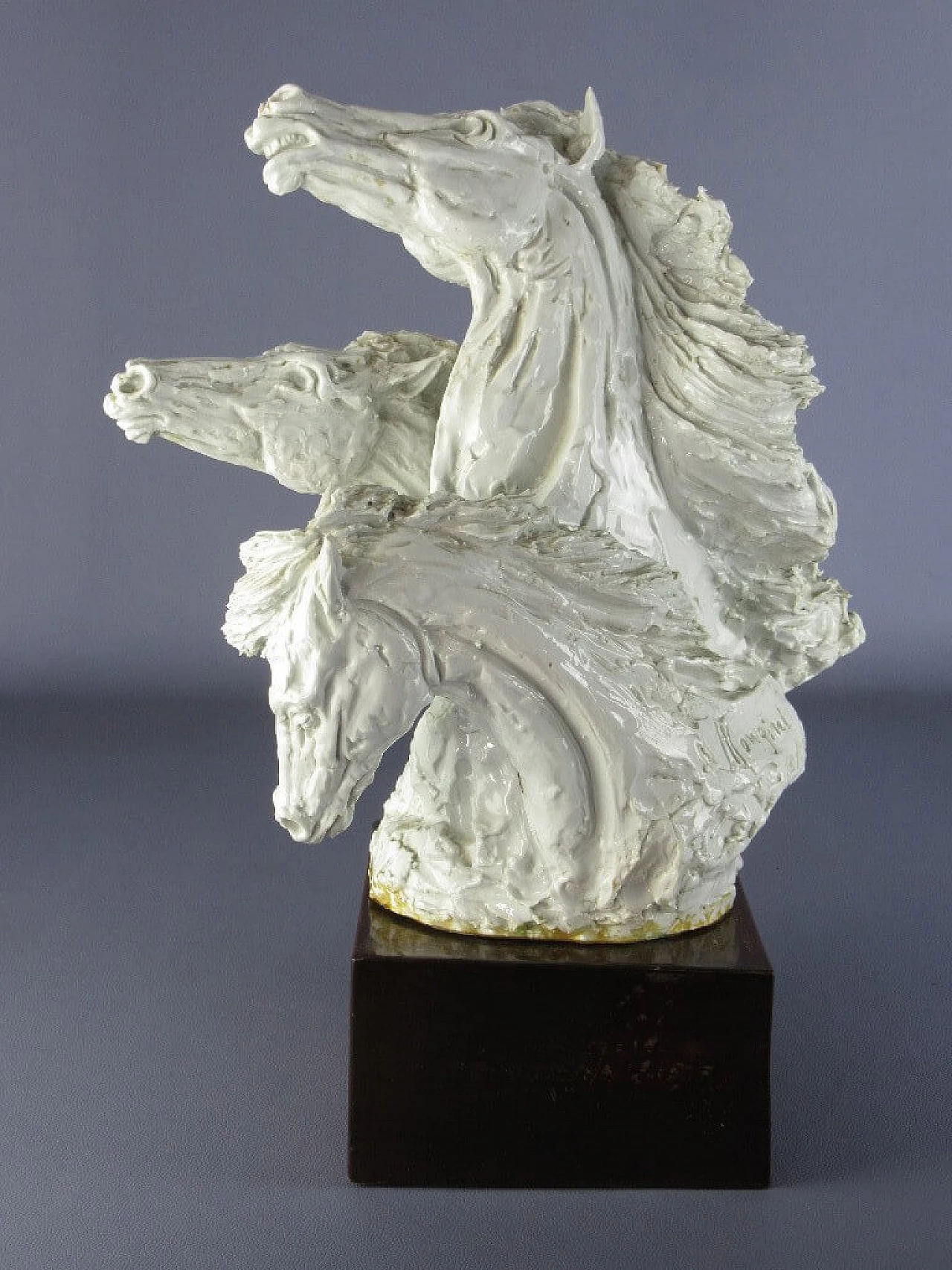 Costanzo Mongini, The Approach, porcelain sculpture 7