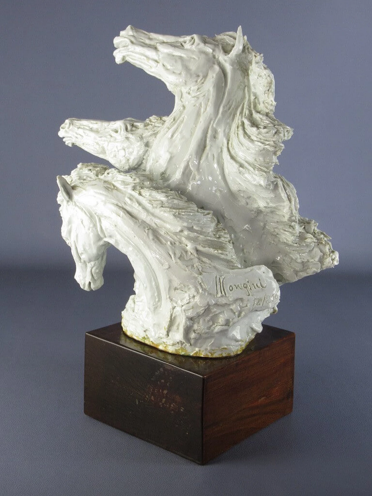 Costanzo Mongini, The Approach, porcelain sculpture 10