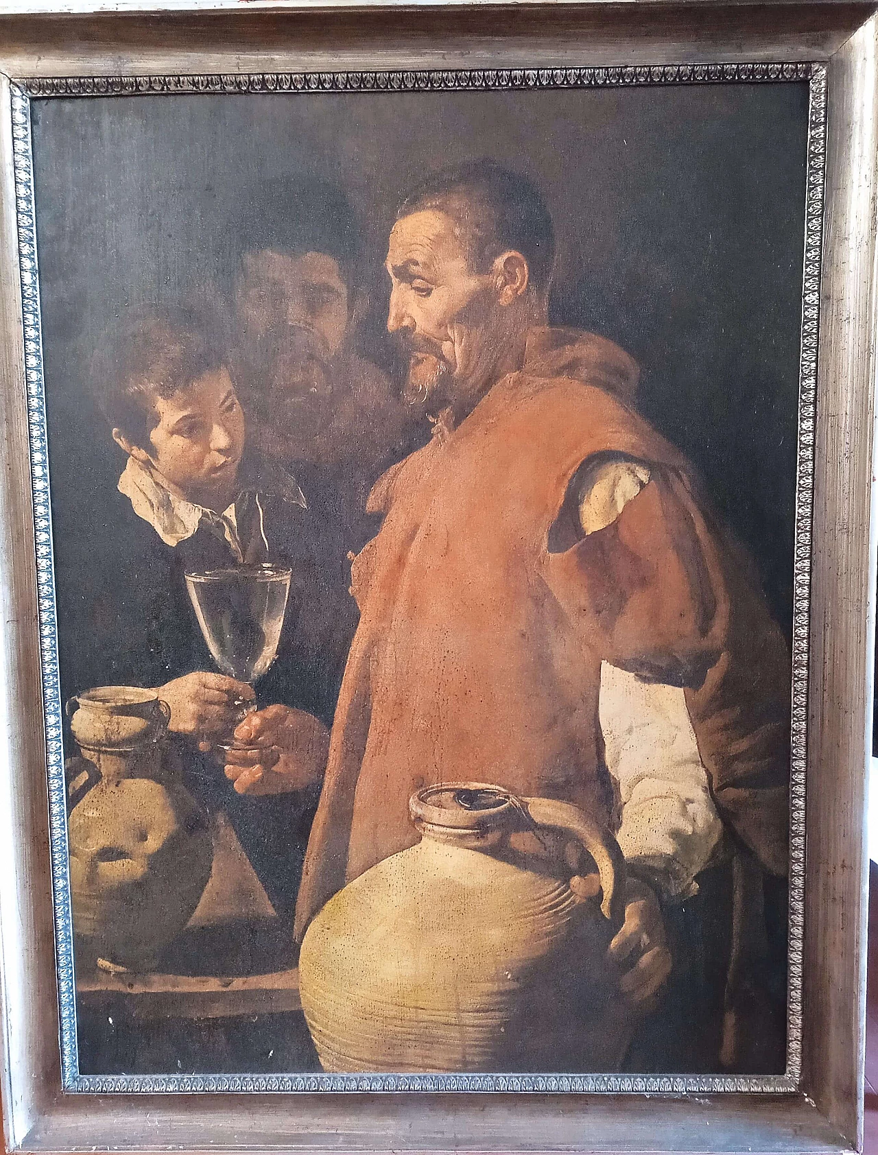 Panel print of The Waterman of Seville by Velàzquez, 1980s 6