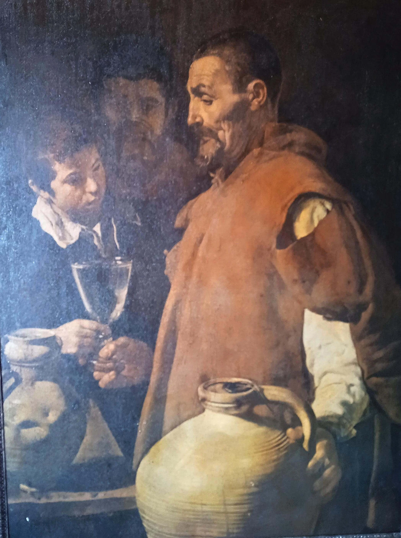 Panel print of The Waterman of Seville by Velàzquez, 1980s 8