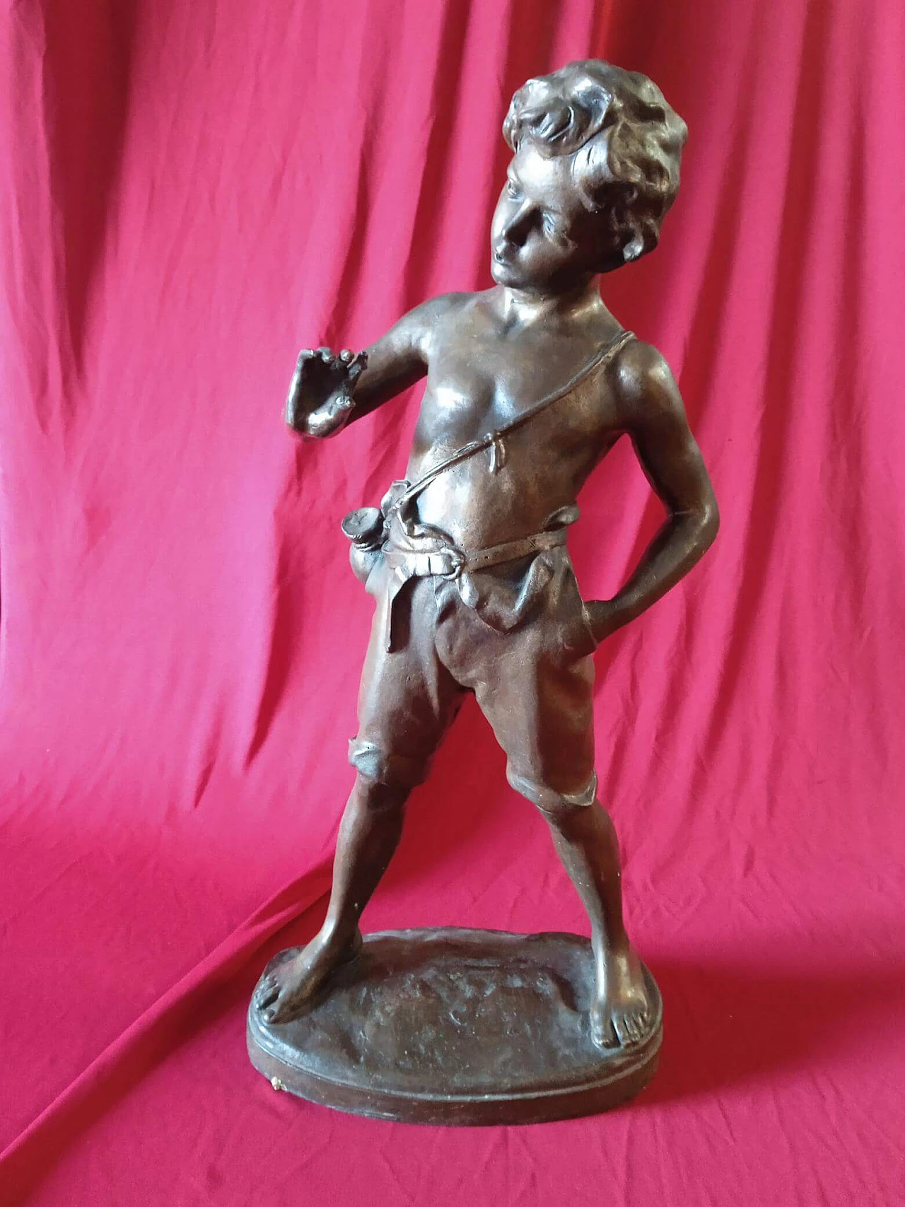 Bronze sculpture depicting a child, 1960s 6